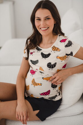 Tričko na dojčenie Milk Shirt Hens
