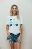 Tričko na dojčenie Blue Hearts