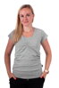Tričko na dojčenie Lea, krátky rukáv, sivý melír
