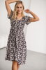 Tehotenské šaty na dojčenie Lovely Midi Dress Black SS