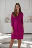 Tehotenské šaty Loop Dress 7/8 Fuchsia