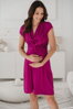 Tehotenské šaty na dojčenie Loop Dress Fuchsia SS