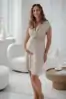 Tehotenské šaty na dojčenie Loop Dress Light Beige