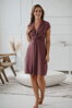Tehotenské šaty Loop Dress Rose Brown SS
