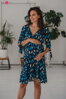 Tehotenské šaty na dojčenie Two Ways Midi Dress Navy Blue