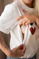 Tričko na dojčenie Green Hearts