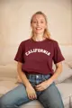 Tričko na dojčenie California Burgundy