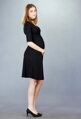 Tehotenské elegantné šaty Paulina Black