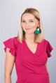 Tehotenské tričko Elena Fuchsia