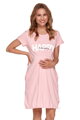 Nočná košeľa na dojčenie 9504 Happy Sweet Pink