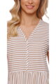 Nočná košeľa na dojčenie 9928 Dana Beige Stripes