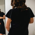Tehotenská nočná košeľa Linda Black