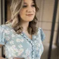 Tehotenská nočná košeľa Linda Daisy Blue