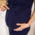 Materská nočná košeľa Mary Navy