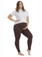 Tehotenské dlhé legíny Formommy Classic Brown