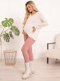 Tehotenské zateplené legíny Formommy Dust Pink