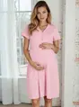 Tehotenská nočná košeľa Mili Dust Pink