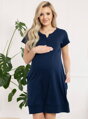 Materská nočná košeľa Sunny Navy