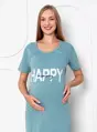 Tehotenská nočná košeľa Mommy Mint