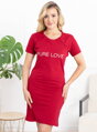 Materská nočná košeľa Pure Love Burgundy