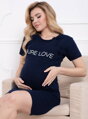 Materská nočná košeľa Pure Love Navy