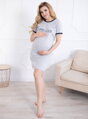 Materská nočná košeľa Pure Love Grey
