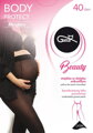 Tehotenské pančuchy Gatta Body Protect Microfibre 40 den, Nero