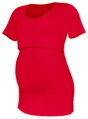 Tričko na dojčenie Katka, kr.rukáv červené