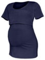 Tričko na dojčenie Katka, kr.rukáv tmavomodré