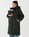 Zimná tehotenská a nosičská bunda 3v1 Love&Carry, Black