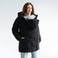 Zimná tehotenská a nosičská páperová bunda 3v1 Love&Carry, Black