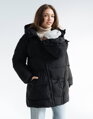Zimná tehotenská a nosičská páperová bunda 3v1 Love&Carry, Black