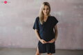 Bambusová nočná košeľa na dojčenie Moon Navy Blue