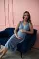 Bambusová nočná košeľa na dojčenie Star Light Blue