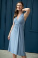 Bambusová nočná košeľa na dojčenie Star Light Blue