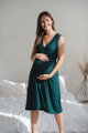 Bambusová nočná košeľa na dojčenie Star Light Bottle Green