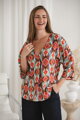 Tehotenská a dojčiaca blúzka Bahama Mama Print Boho