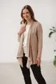 Tehotenský zavinovací kardigán Beige