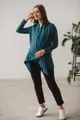 Tehotenský zavinovací kardigán Emerald