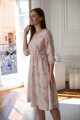 Tehotenské šaty na dojčenie, 34 rukáv, Lovely Dress Colorful