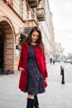 Tehotenské šaty na dojčenie, dl.rukáv, Lovely Dress Navy