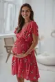 Tehotenské šaty na dojčenie Lovely Dress Coral SS