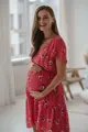 Tehotenské šaty na dojčenie Lovely Dress Coral SS