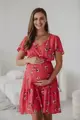Tehotenské šaty na dojčenie Lovely Dress Coral SS