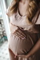 Tehotenské šaty na dojčenie Lovely Dress Light Beige SS