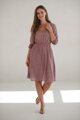 Tehotenské šaty na dojčenie Lovely Dresss, Lilac with dots