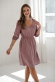 Tehotenské šaty na dojčenie Lovely Dresss, Lilac with dots