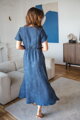 Tehotenské šaty na dojčenie Lovely Dress Long Navy