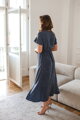 Tehotenské šaty na dojčenie Lovely Dress Long Navy