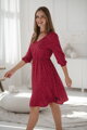 Tehotenské šaty na dojčenie Lovely Dress, Red with Dots